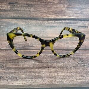 DKNY DY4135 Tortoiseshell Green Cat Eye Eyeglasses Frames 53-19-135 368913